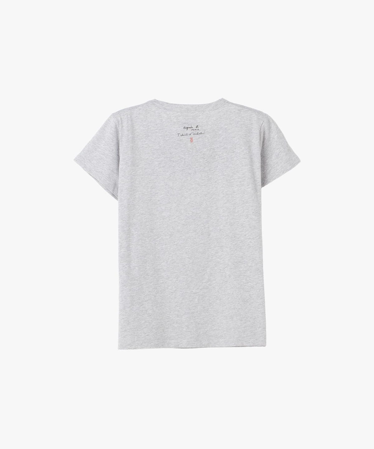FEMME ウィメンズ オーガニックコットン 半袖 アーティストTシャツ "Aurore de la Marinerie" グレー