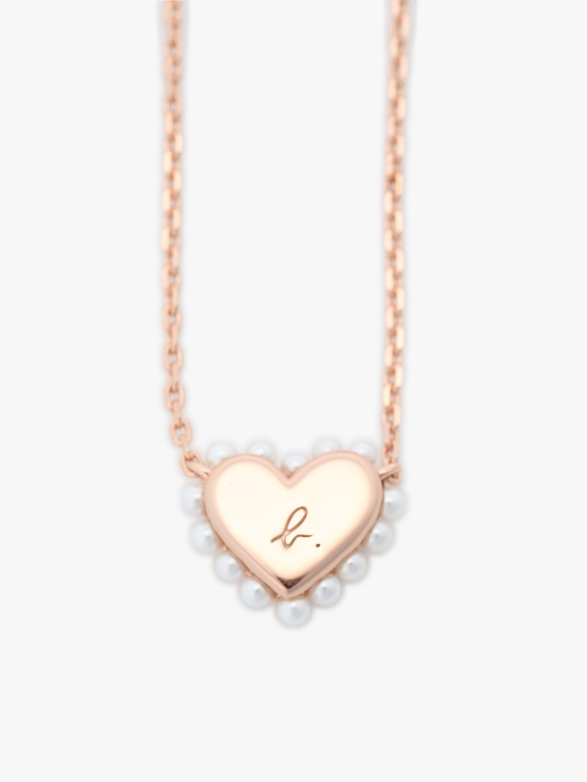 FEMME ウィメンズ ハートパール ブレスレット "Timeless Love" ピンクベージュ