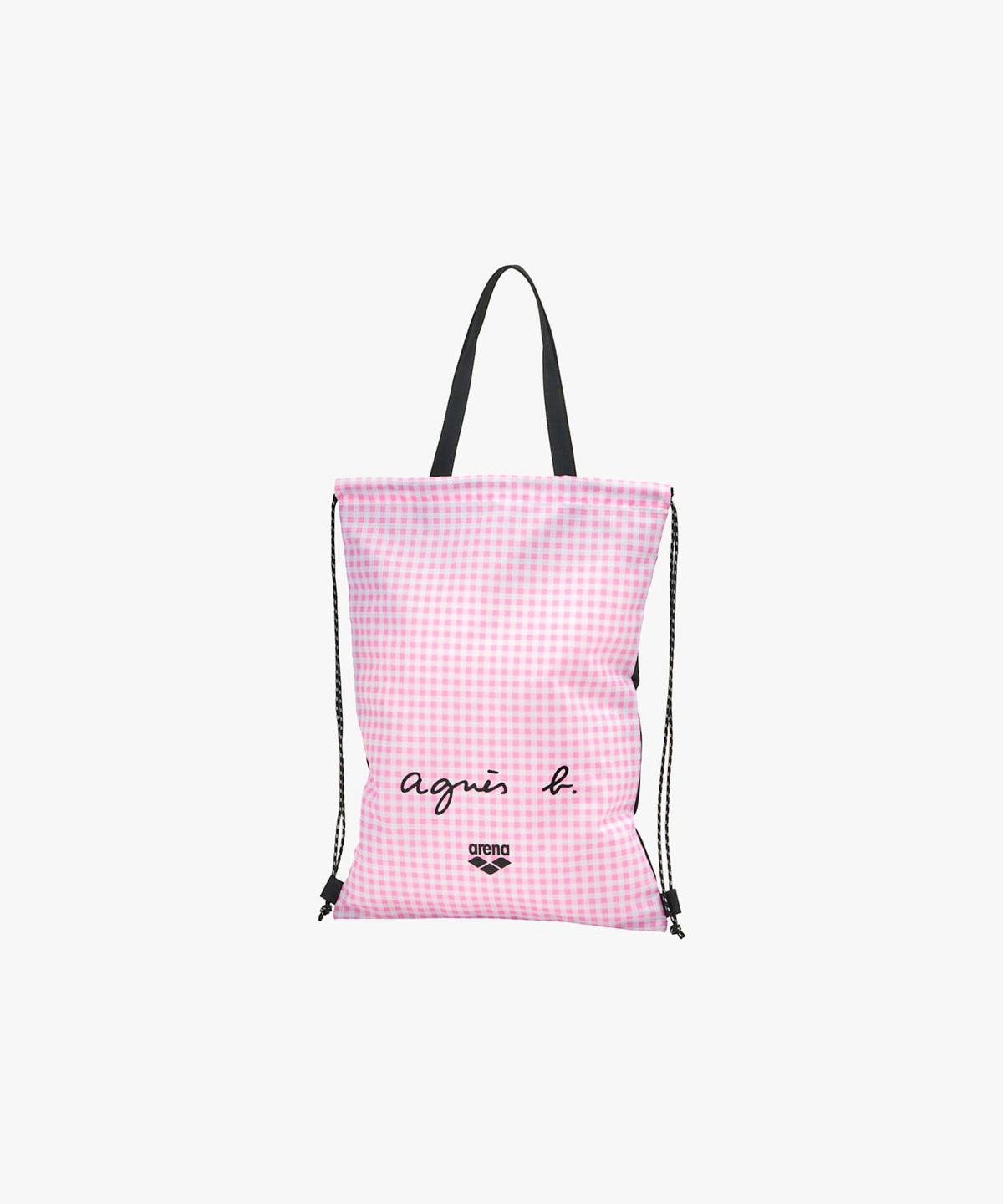 FEMME ウィメンズ agnes b. x arena マルチバッグ レッド×ピンク
