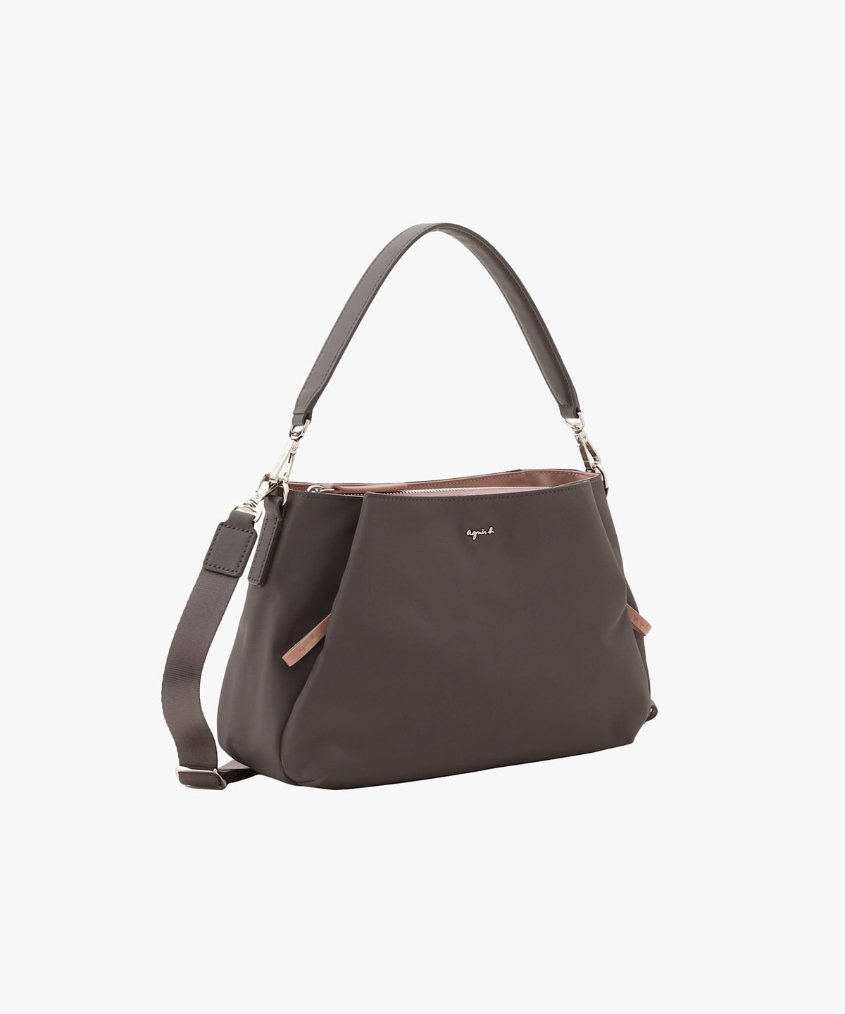 VOYAGE ウィメンズ バッグ＆ウォレット ナイロン 2way スモール ショルダーバッグ "Origami" ABS07-01 グレー