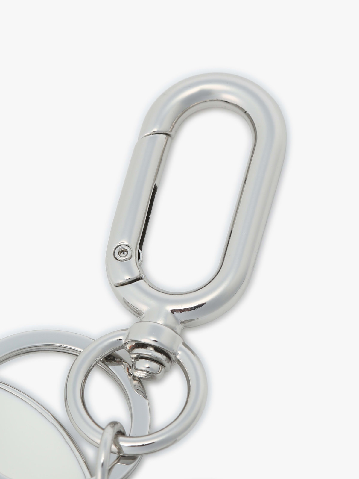 To b. by agnès b. メッセージ ハート キーチャーム ”Merci” ホワイト