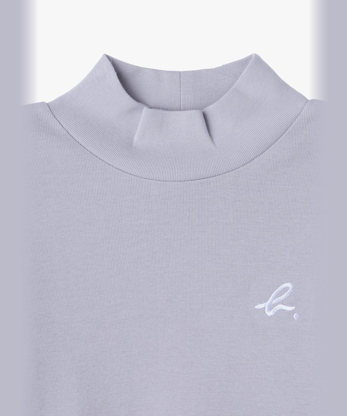 ENFANT ユニセックス キッズ "b." ロゴ コットン 長袖 Tシャツ グレー