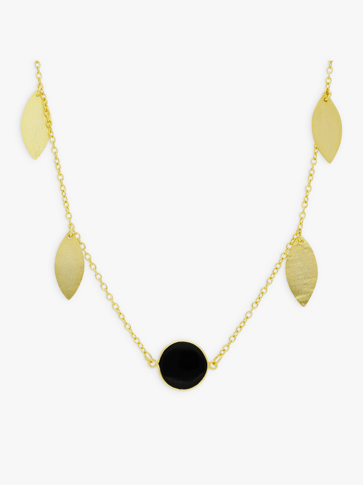 FEMME ウィメンズ リーフ ネックレス ”Shine” ゴールド