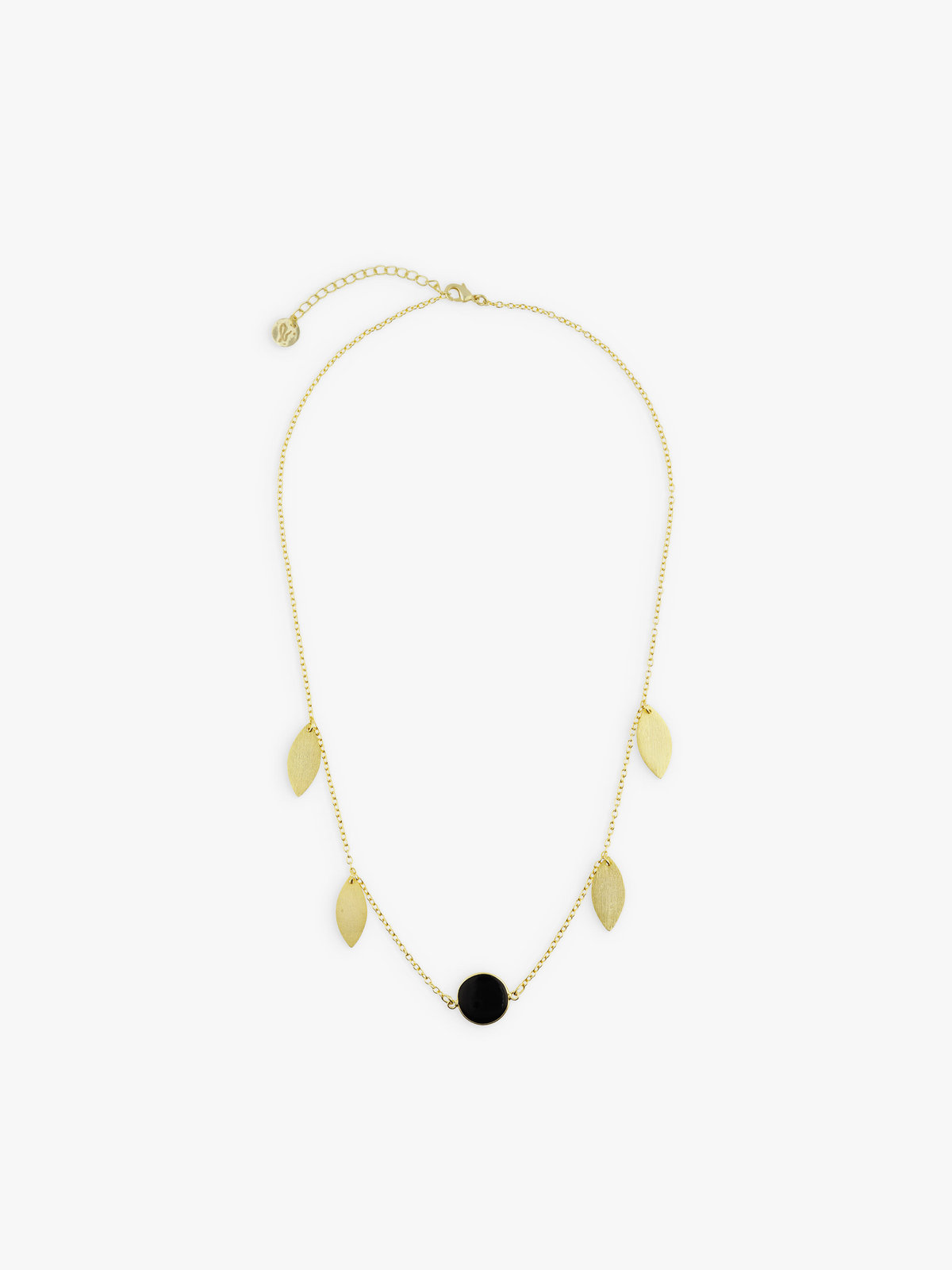 FEMME ウィメンズ リーフ ネックレス ”Shine” ゴールド