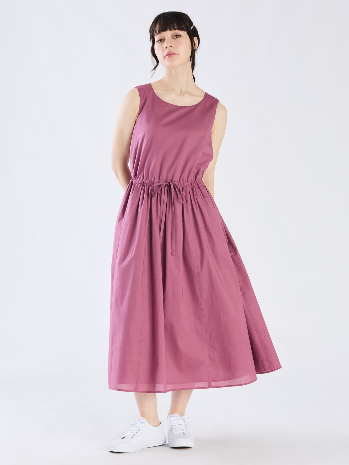 To b. by agnès b. 【Outlet】ニューロングドレス パープル