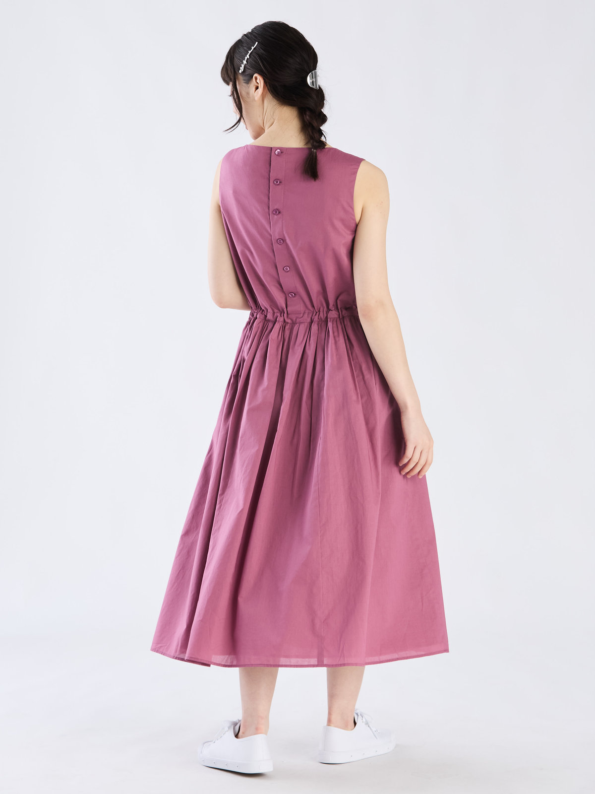 To b. by agnès b. 【Outlet】ニューロングドレス パープル