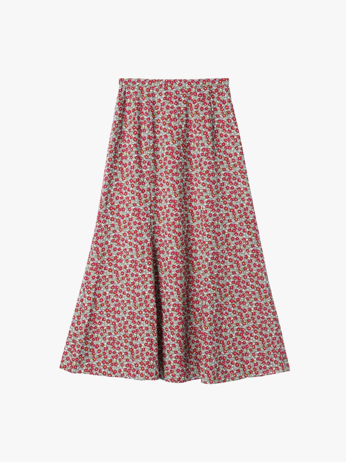 To b. by agnès b. 【Outlet】フラワープリントスカート ボルドー