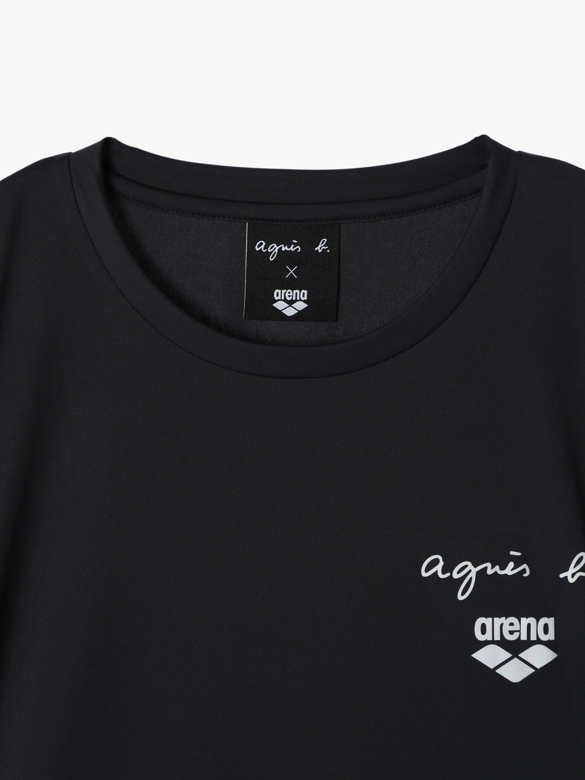 FEMME ウィメンズ 【Outlet】agnes b. x arena 半袖 Tシャツ ブラック