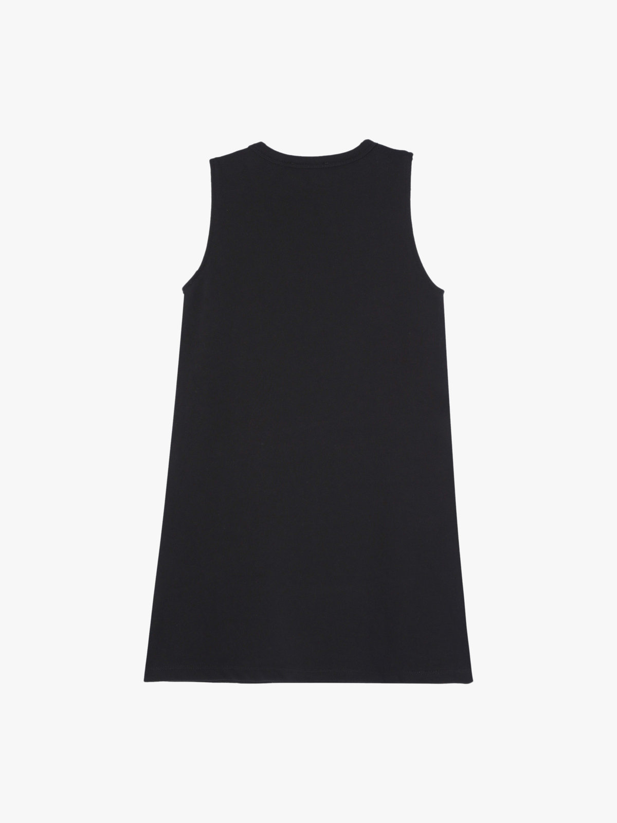 ENFANT ガールズ キッズ ロゴ コットン ノースリーブ ワンピース "Fily" ブラック