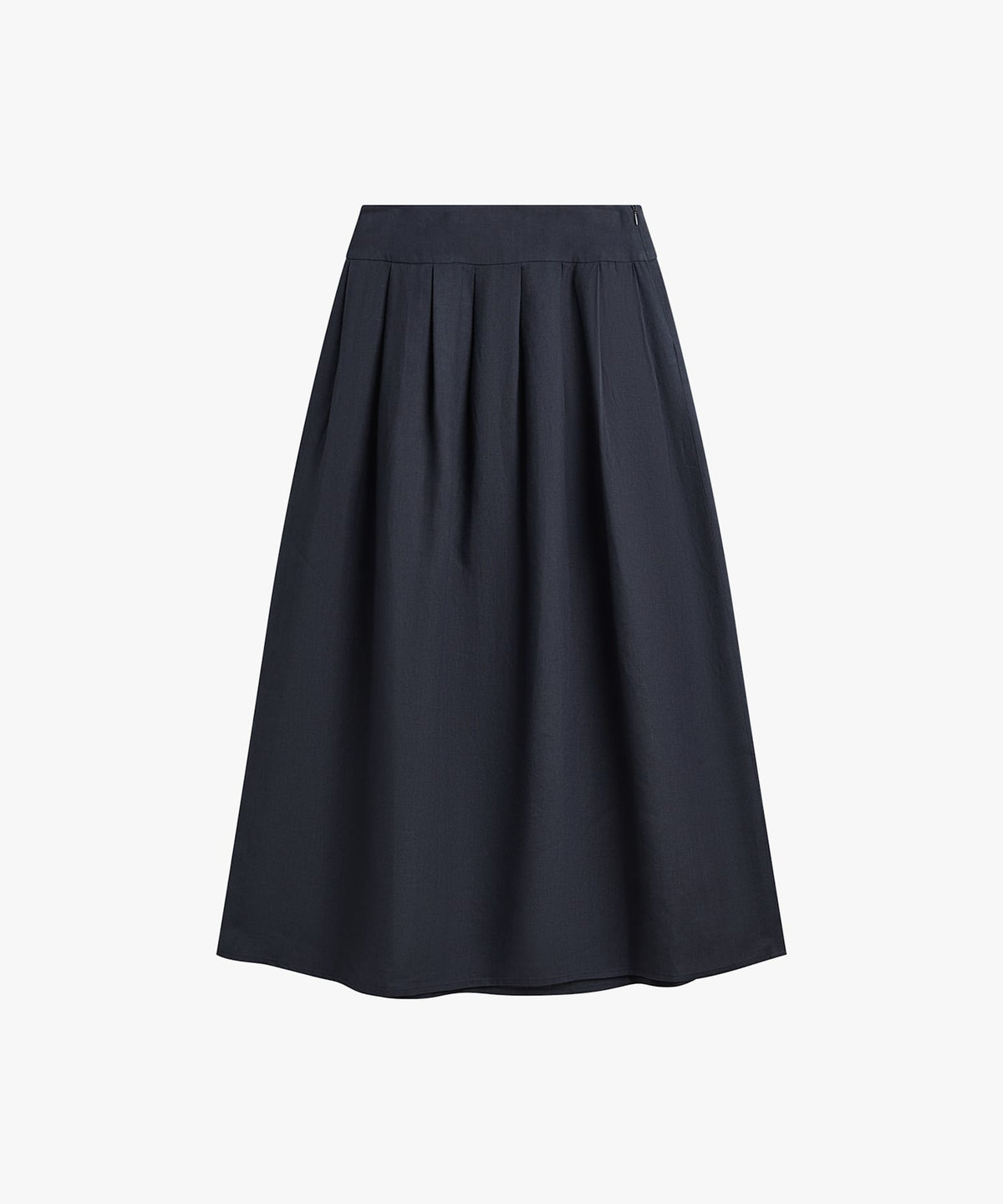 FEMME ウィメンズ リネン ロング フレア スカート "Grand Hotel" グレー