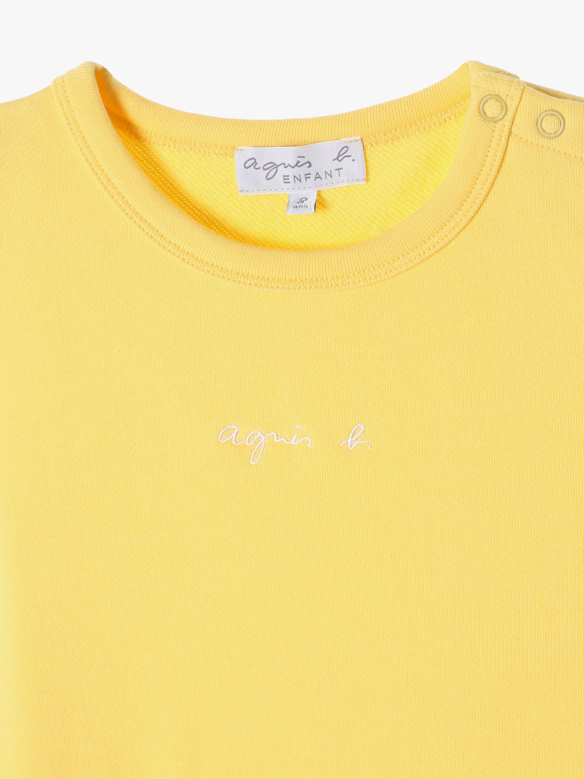 ENFANT ガールズ 【Outlet】キッズ ロゴ コットン ノースリーブ ワンピース "Fily" イエロー系その他