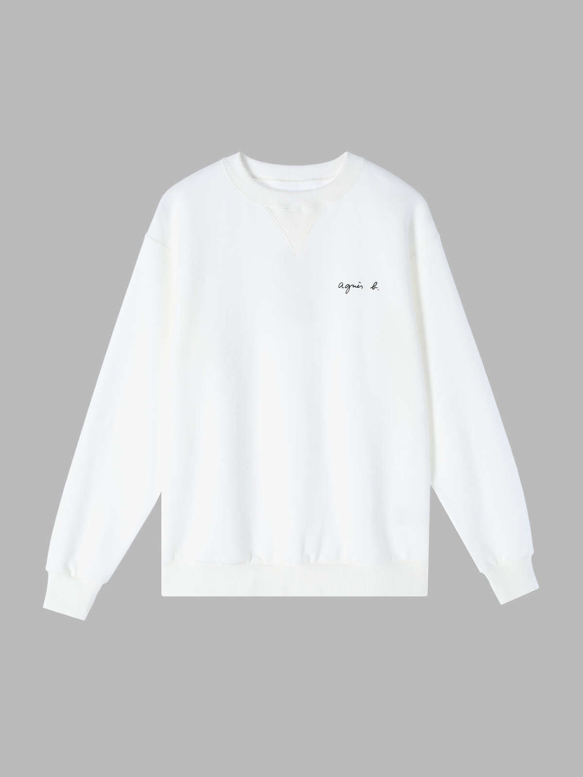 FEMME ウィメンズ 【Outlet】ロゴ プリント コットン 長袖 スウェット ホワイト