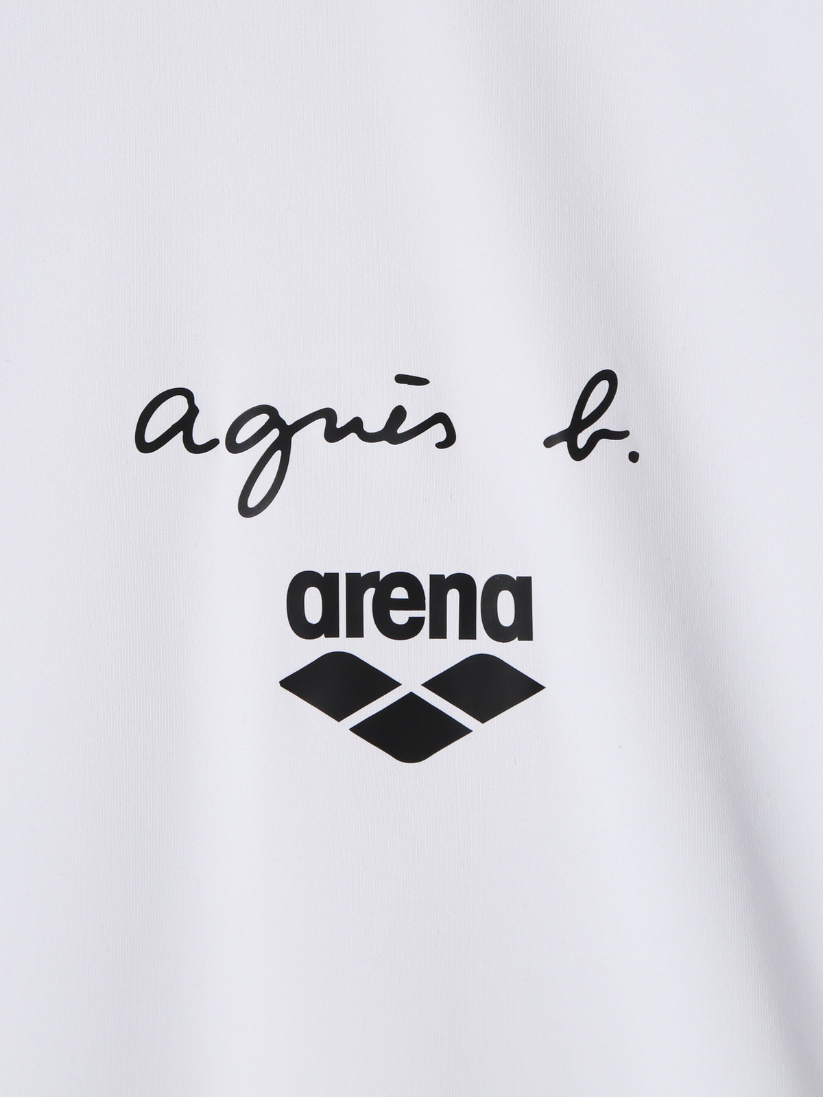 FEMME ウィメンズ agnes b. x arena 半袖 Tシャツ ホワイト