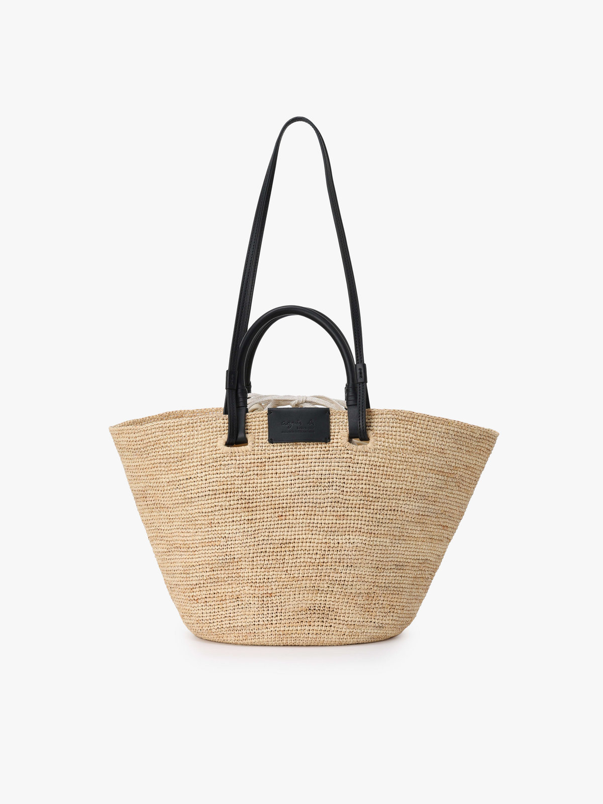 VOYAGE ウィメンズ バッグ＆ウォレット ラフィア 2wayトートバッグ YAX08-01 ブラック