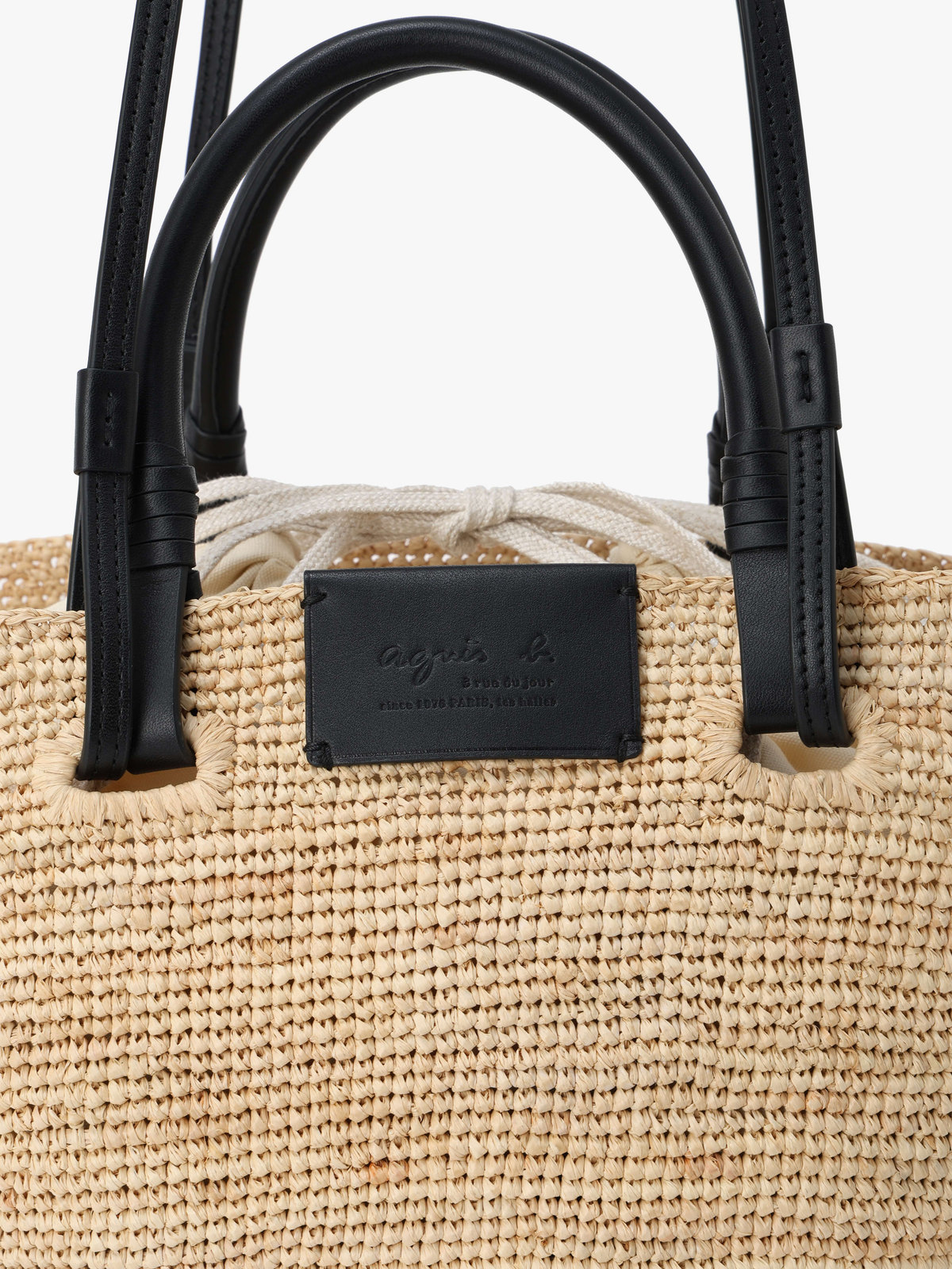 VOYAGE ウィメンズ バッグ＆ウォレット ラフィア 2wayトートバッグ YAX08-01 ブラック