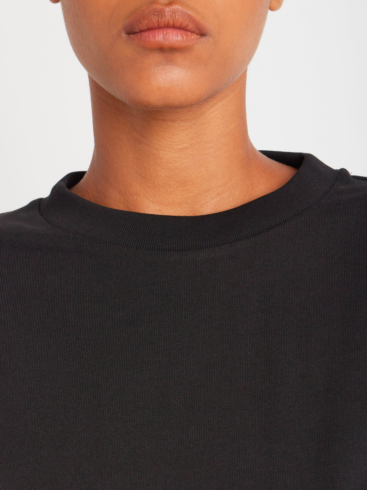 FEMME ウィメンズ コットン 長袖 Tシャツ ”Christie” ブラック