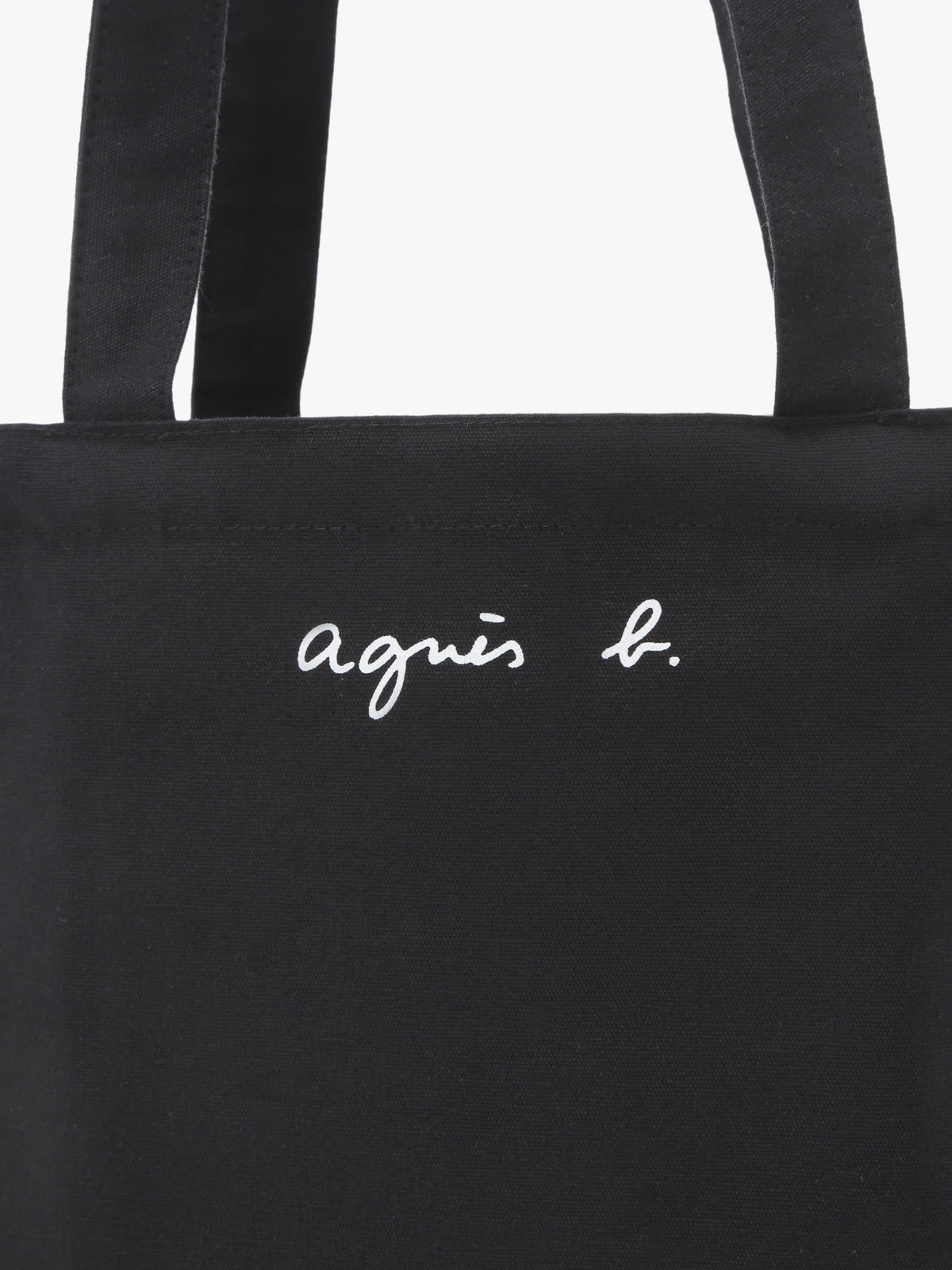 FEMME ウィメンズ 【by R 限定品】agnes b. フォトプリント コットン トートバッグ "Sakura" ブラック