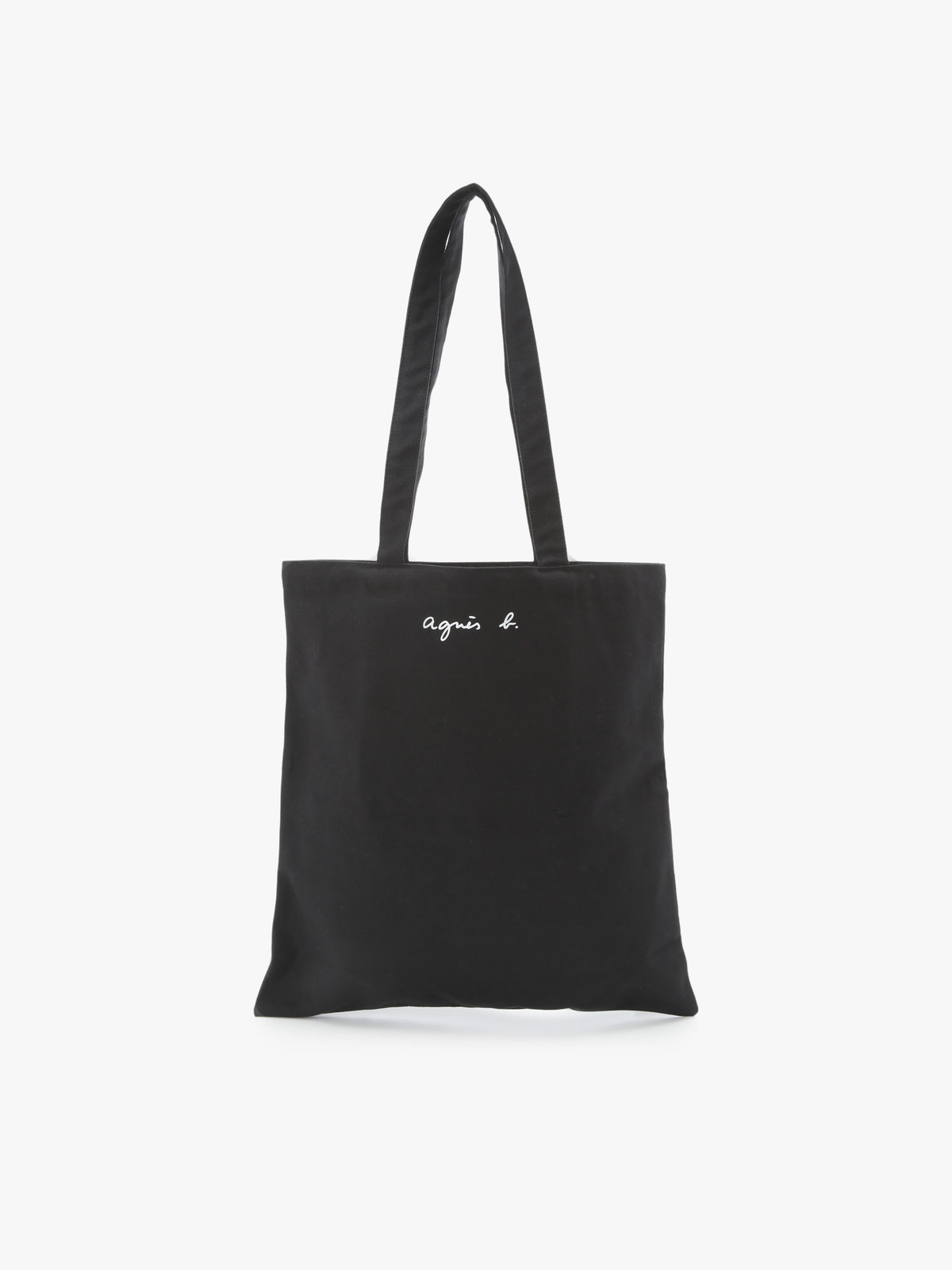 FEMME ウィメンズ 【by R 限定品】agnes b. フォトプリント コットン トートバッグ "Glacon" ブラック