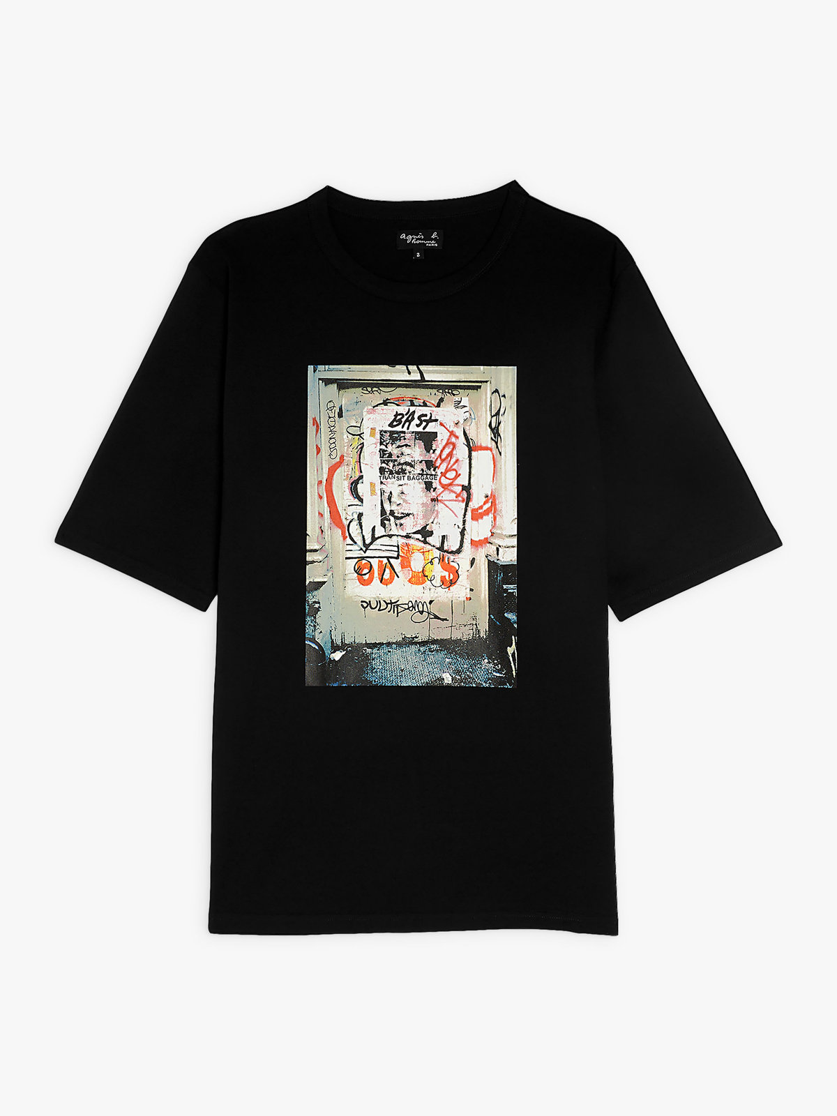 HOMME メンズ SDR6 TS アーティストTシャツ ブラック