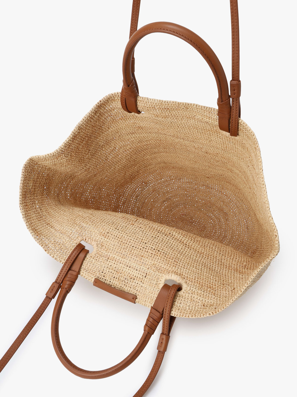 VOYAGE ウィメンズ バッグ＆ウォレット ラフィア 2wayトートバッグ YAX08-01 キャメル