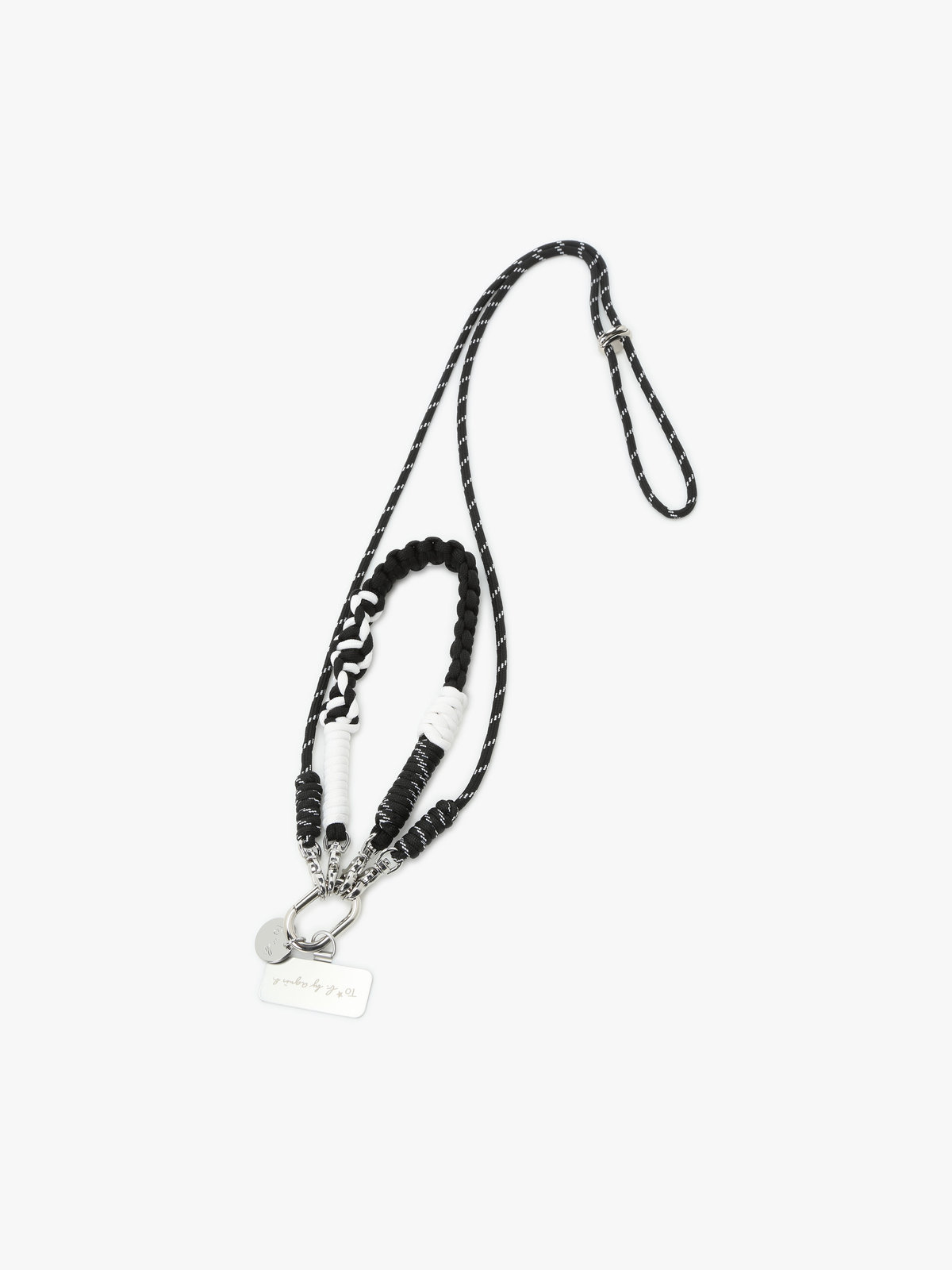 To b. by agnès b. マルチカラー モバイルストラップ セット ブラック