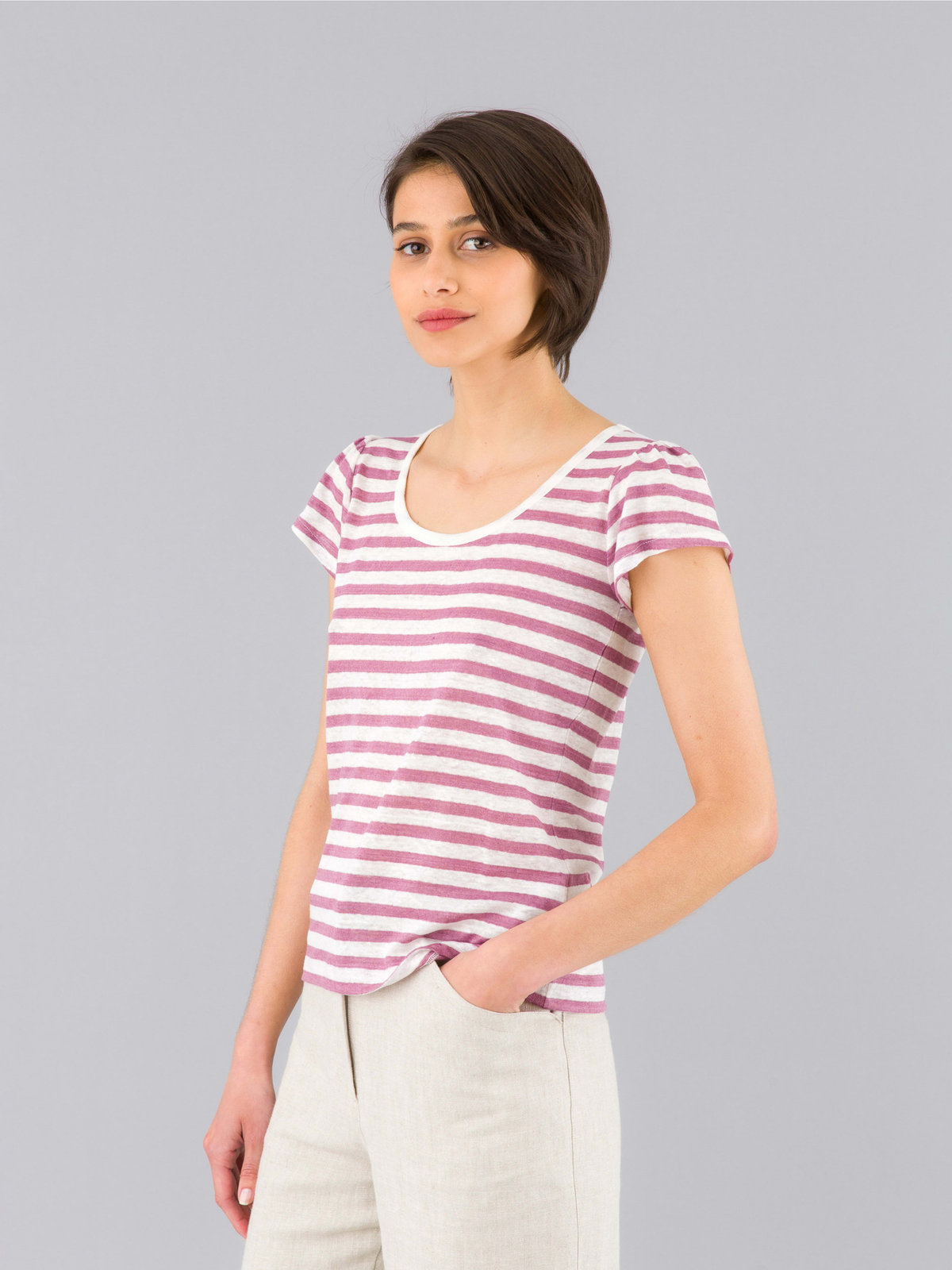 FEMME ウィメンズ JGJ4 TS BACH MC Tシャツ ピンク系その他