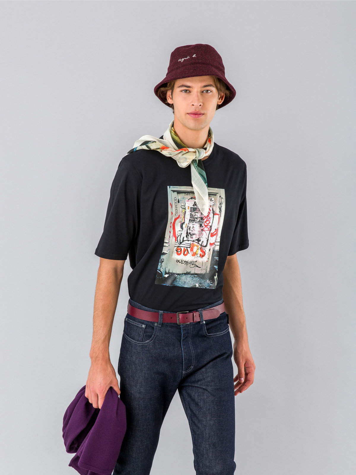 HOMME メンズ SDR6 TS アーティストTシャツ ブラック