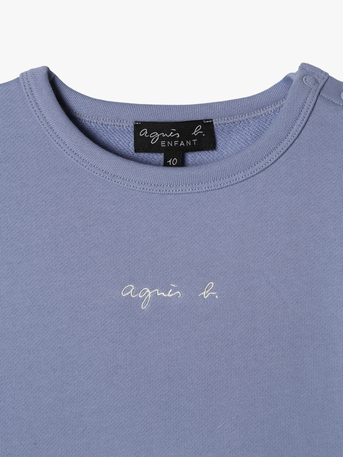 ENFANT ガールズ キッズ ロゴ コットン ノースリーブ ワンピース "Fily" ブルー系その他