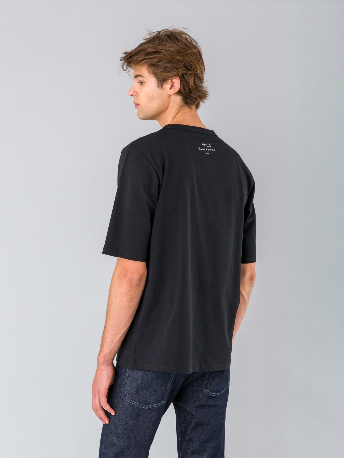HOMME メンズ SDR6 TS アーティストTシャツ ブラック