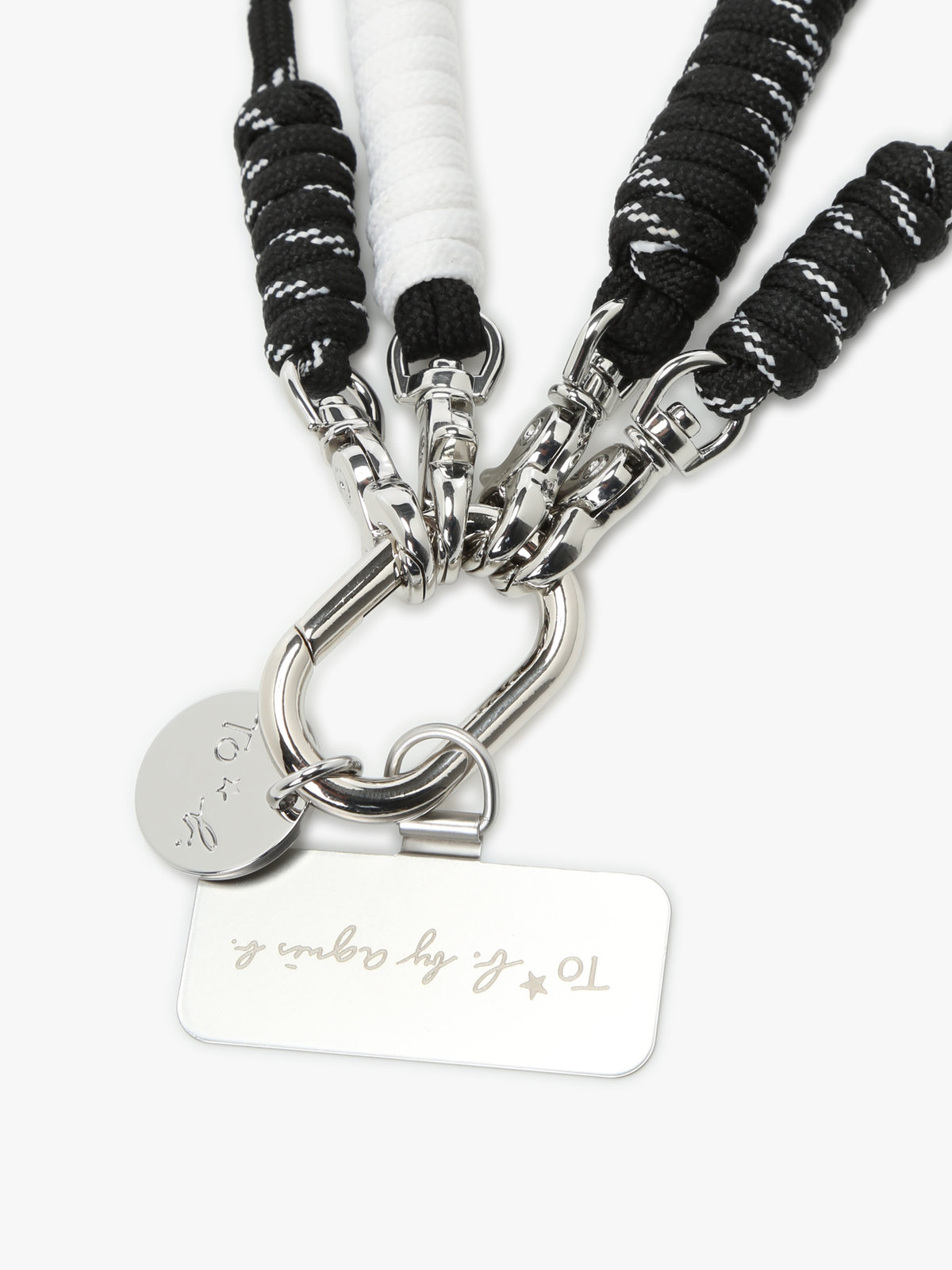 To b. by agnès b. マルチカラー モバイルストラップ セット ブラック