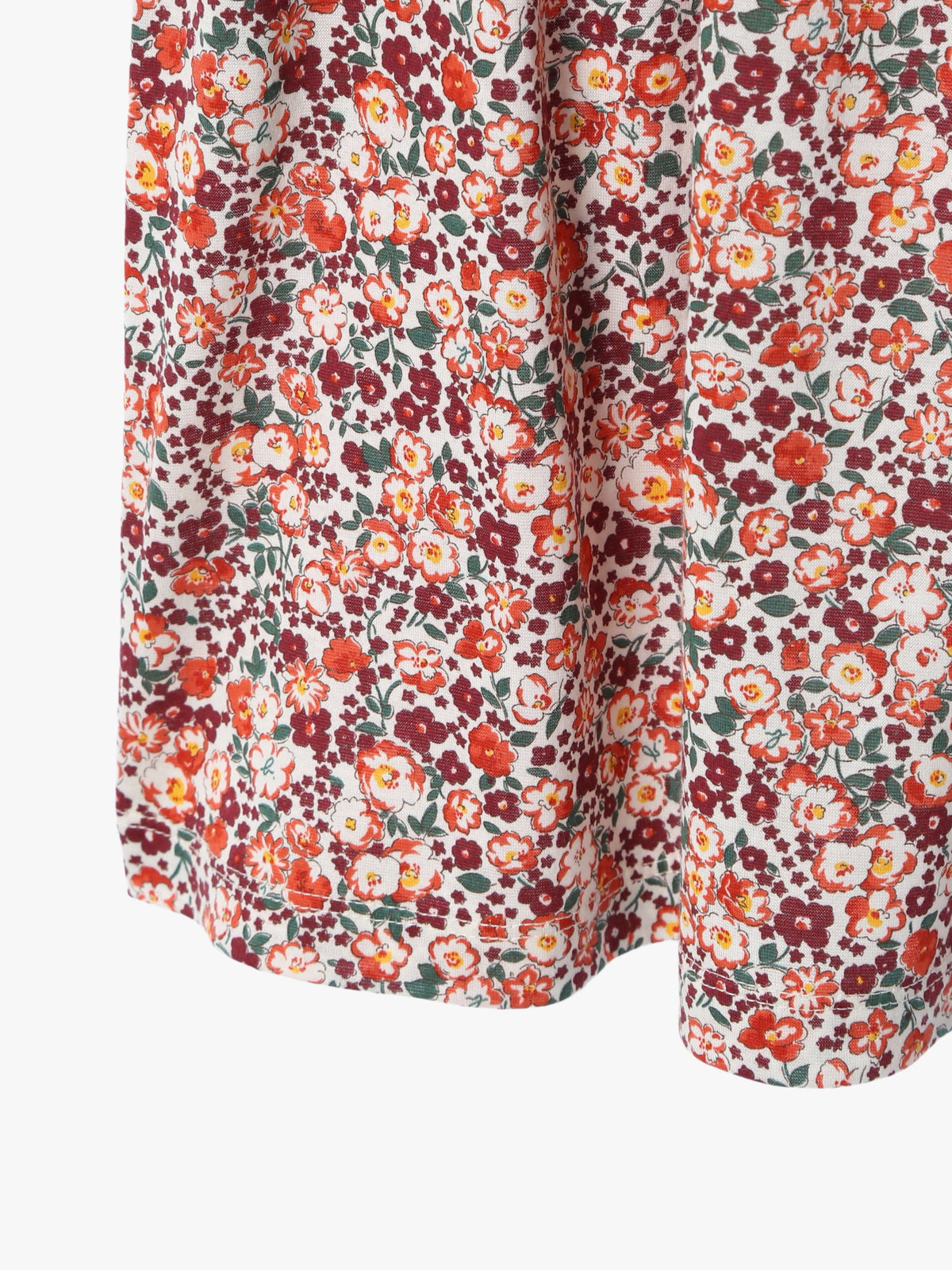 ENFANT ガールズ 【Outlet】キッズ フラワープリント コットン ノースリーブ ワンピース レッド系その他