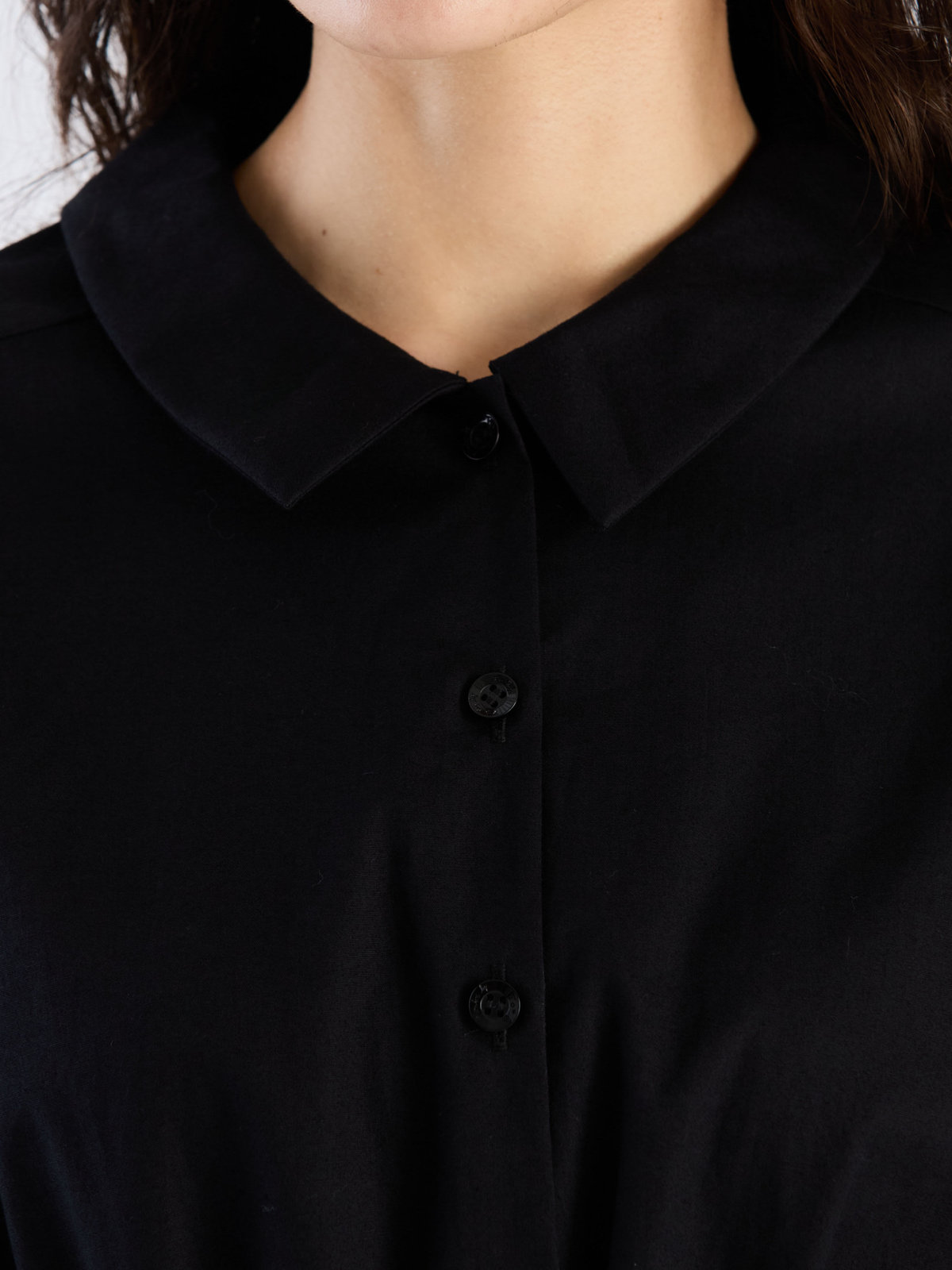 To b. by agnès b. コットン レディ ドレス ブラック