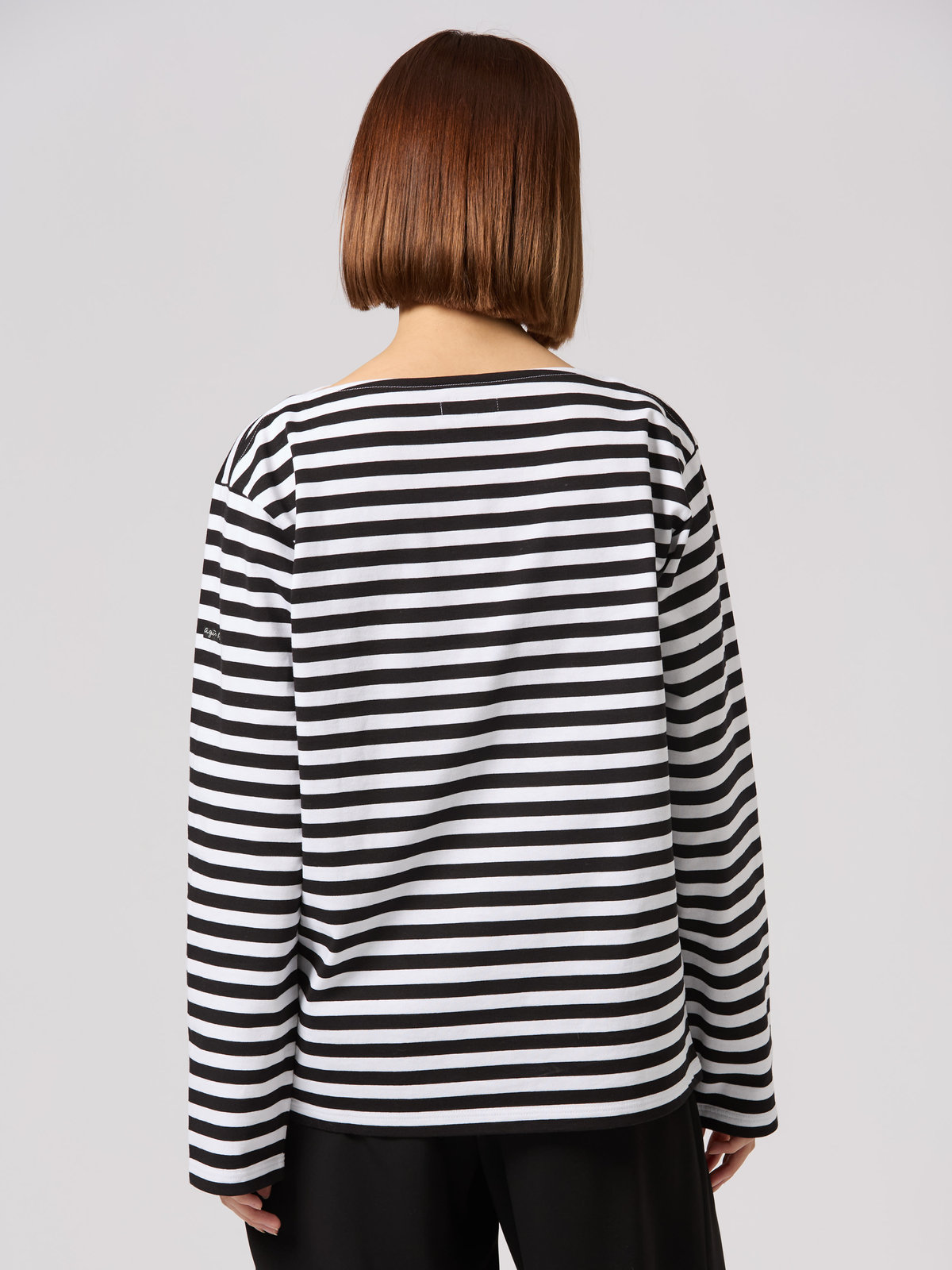 FEMME ウィメンズ 【Outlet】WEB限定 J008 ボーダーTシャツ ホワイト×ブラック