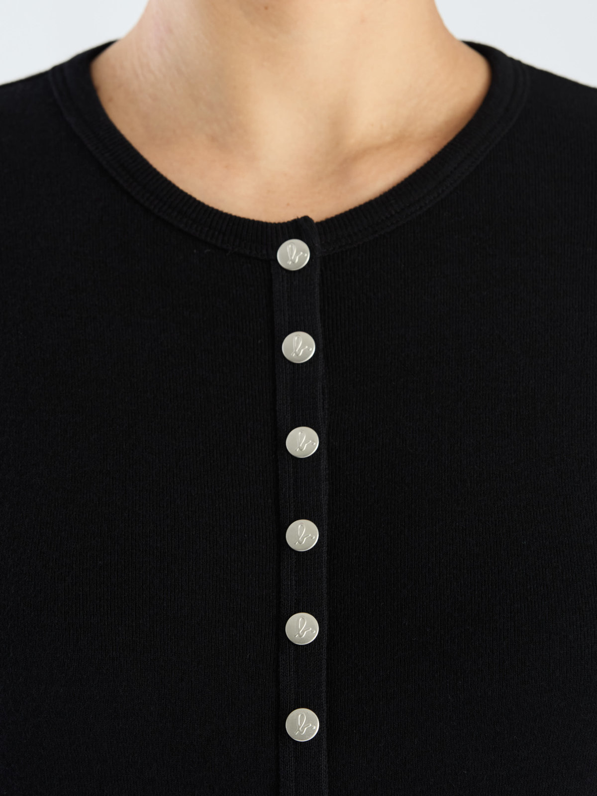 FEMME ウィメンズ コットン ニット 長袖 カーディガンプレッション "Swing" ブラック