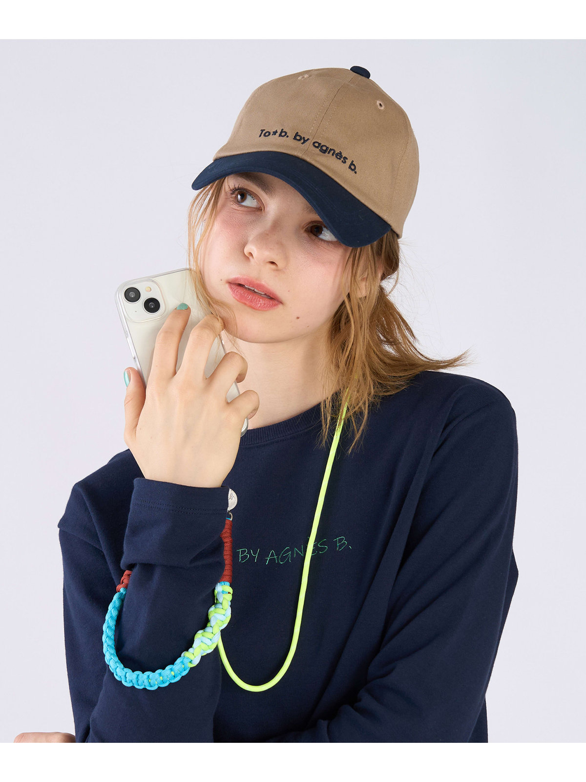 To b. by agnès b. マルチカラー モバイルストラップ セット イエロー