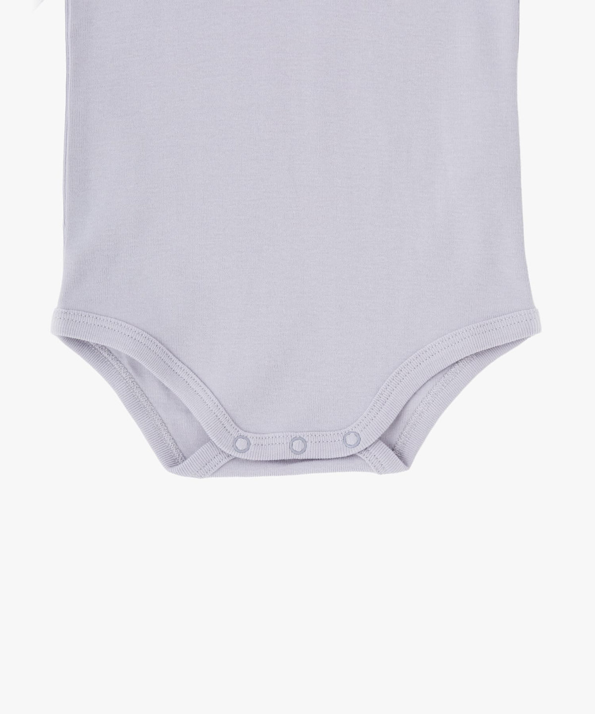 ENFANT ベビー ベビー "b." ロゴ コットン 長袖 コンビネゾン グレー