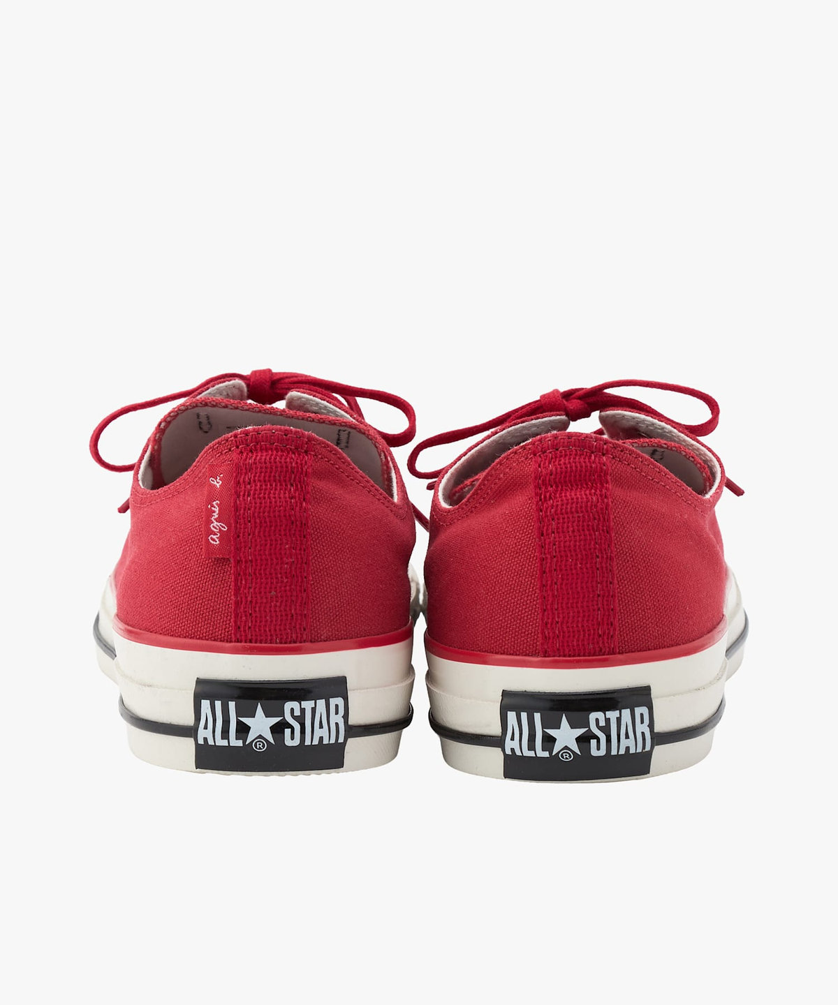 HOMME メンズ agnes b. × CONVERSE メンズ コンバース ALL STAR AGED OX レッド