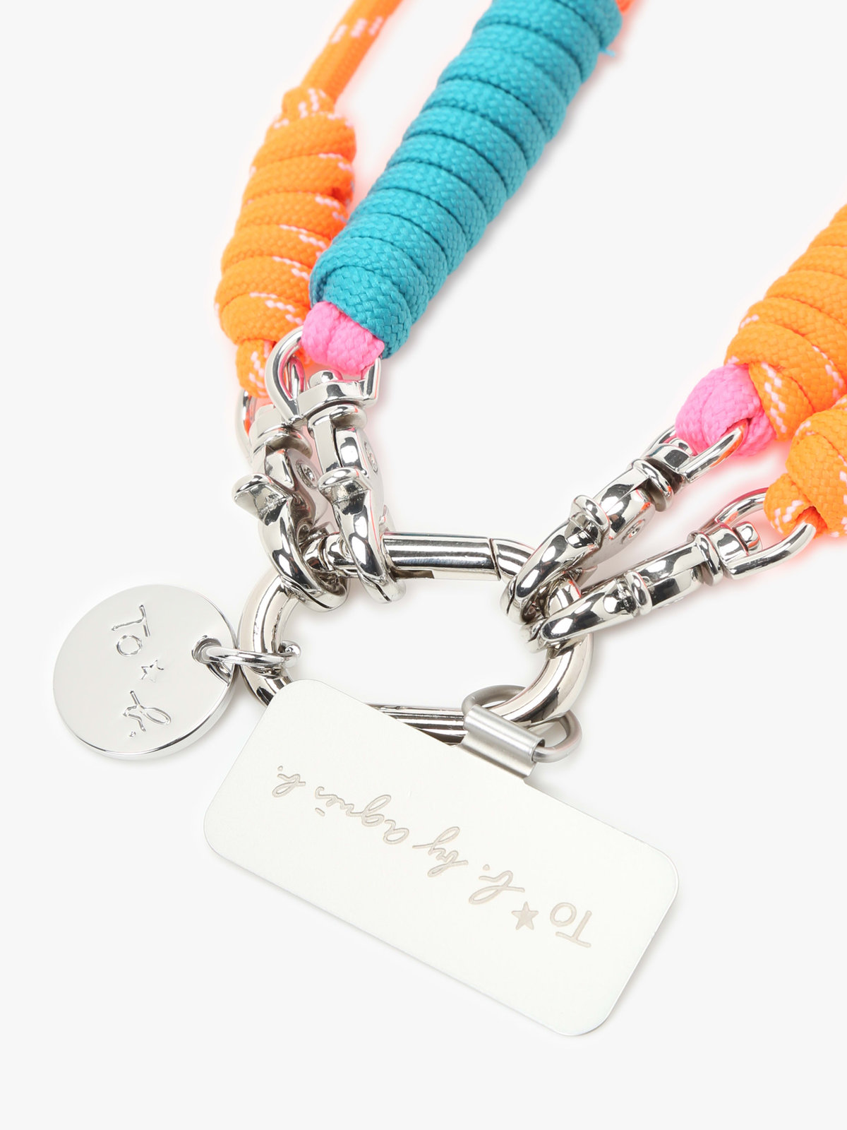 To b. by agnès b. マルチカラー モバイルストラップ セット オレンジ