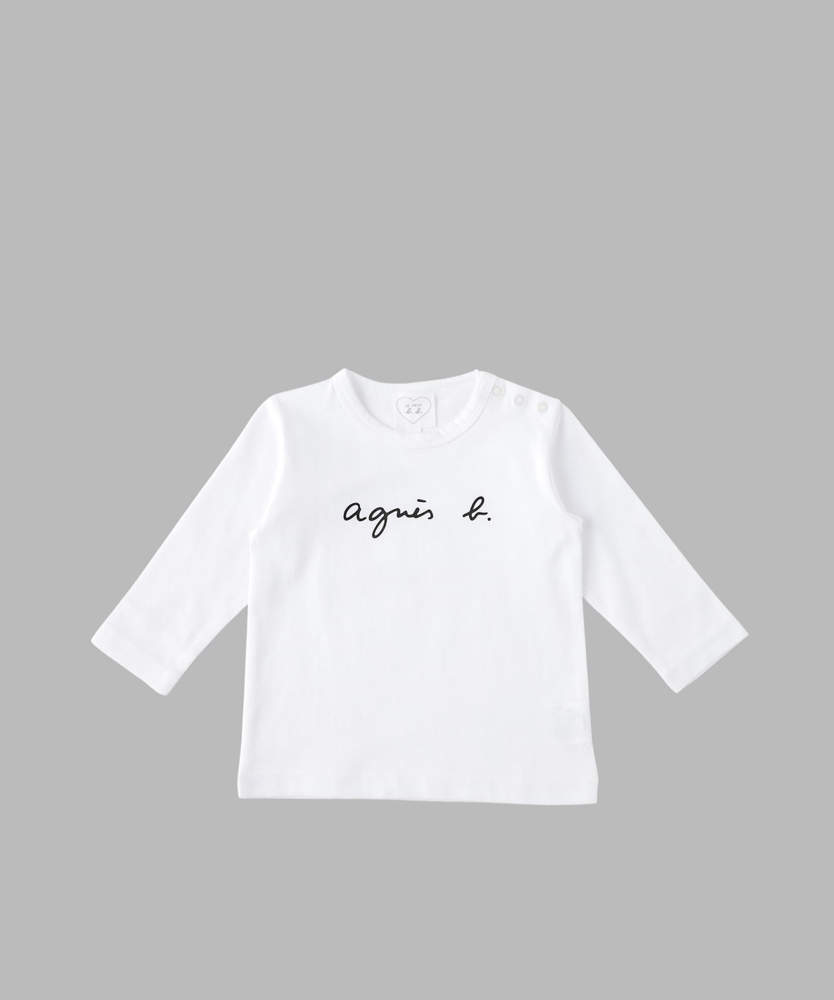 ENFANT ベビー WEB限定 ベビーギフトボックス ロゴTシャツ・ハット 2点セット ホワイト