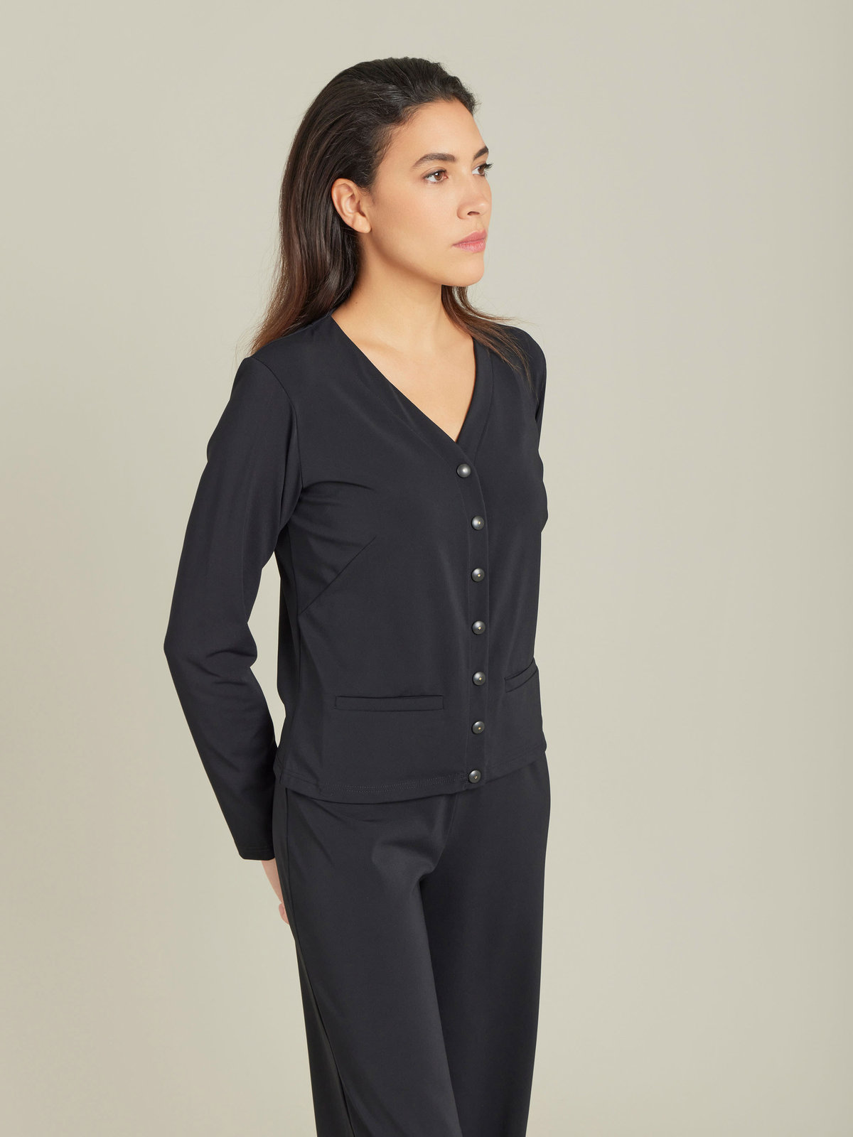 FEMME ウィメンズ 【Outlet】JX74 CARDIGAN カーディガン ブラック