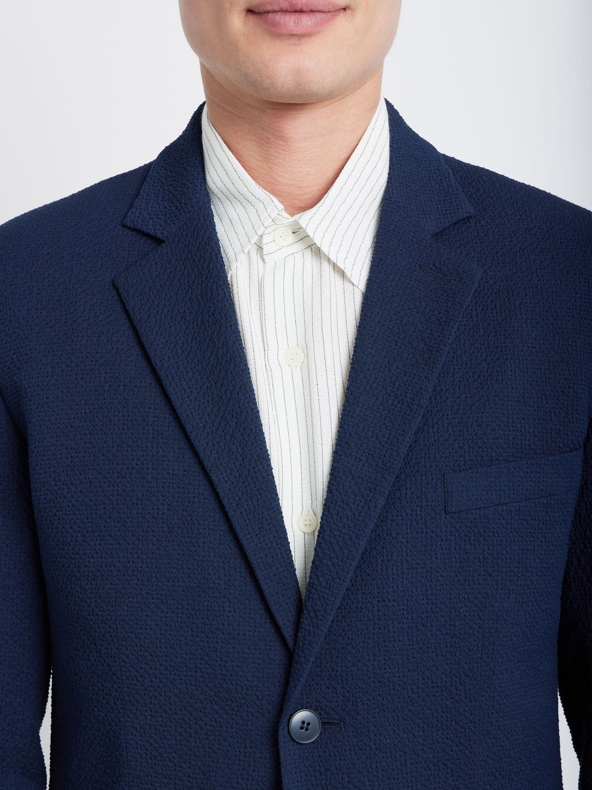 HOMME メンズ TV82 VESTE ジャケット ブルー