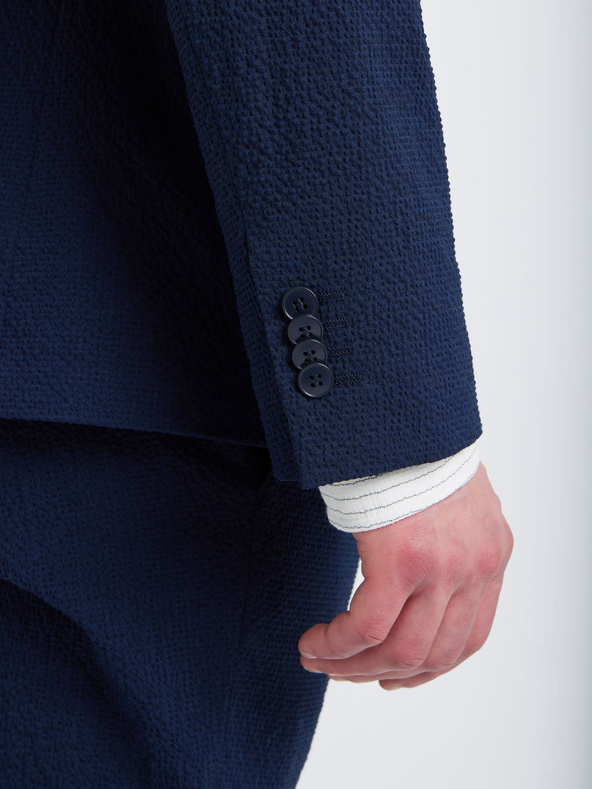 HOMME メンズ TV82 VESTE ジャケット ブルー