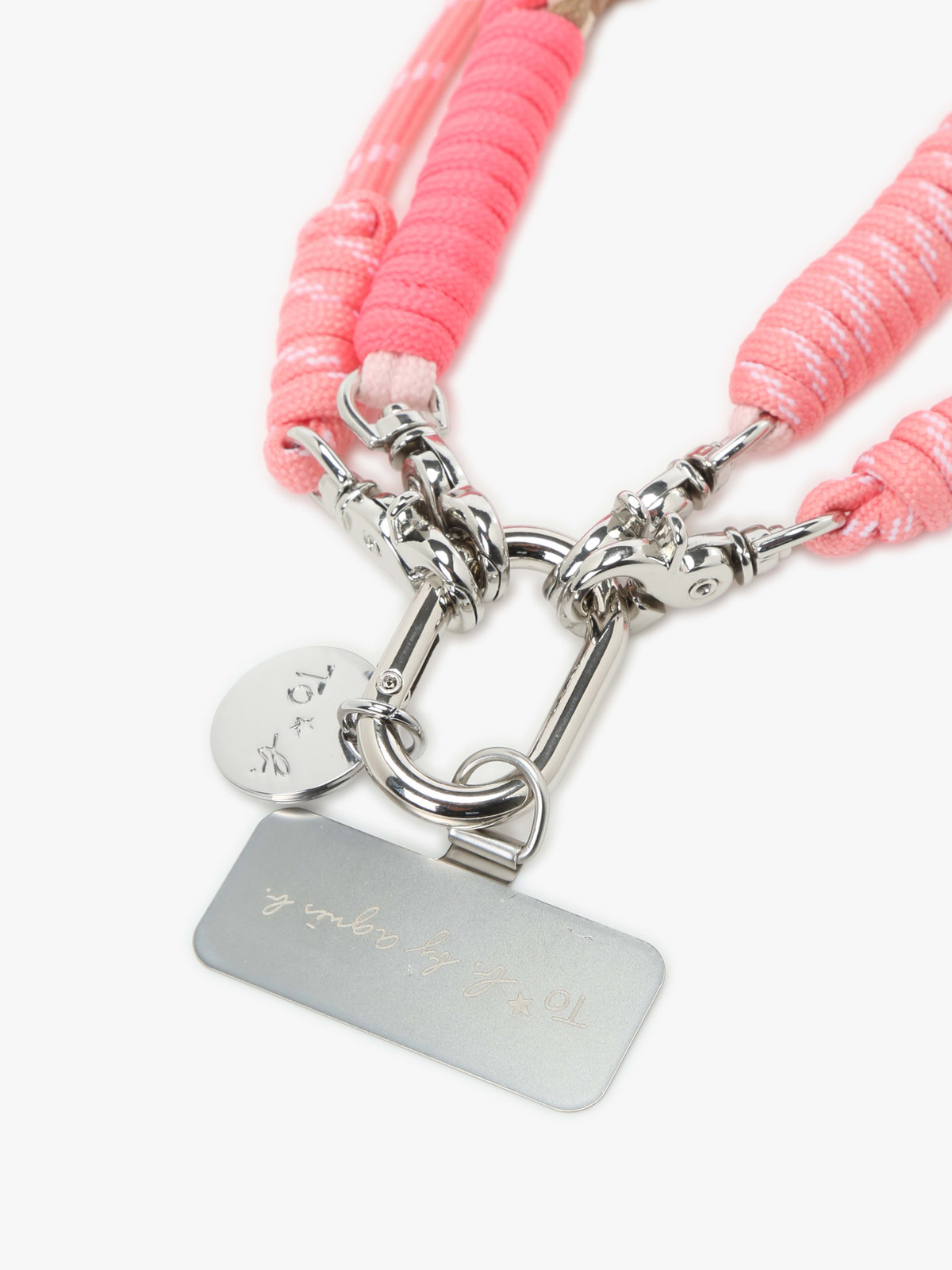 To b. by agnès b. マルチカラー モバイルストラップセット ピンク