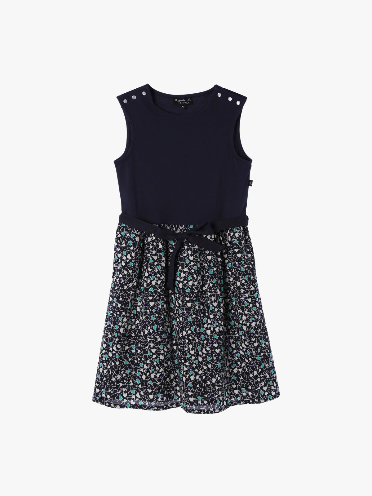 ENFANT ガールズ IDR5 E ROBE キッズ ワンピース ネイビー