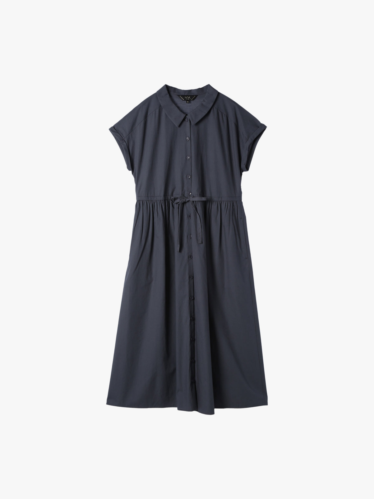 To b. by agnès b. コットン レディ ドレス チャコールグレー