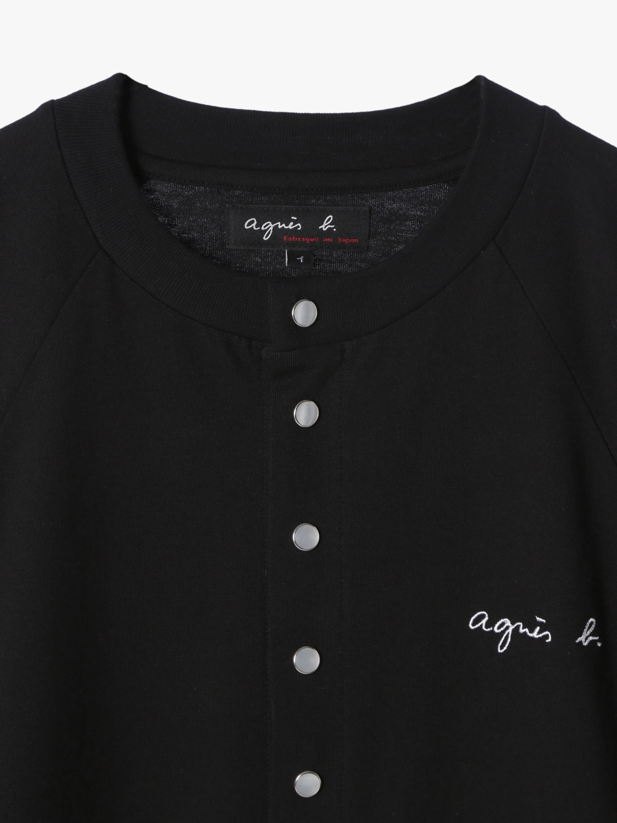 HOMME メンズ メンズ ロゴ 刺繍 コットン ブルゾン ”Senga” ブラック