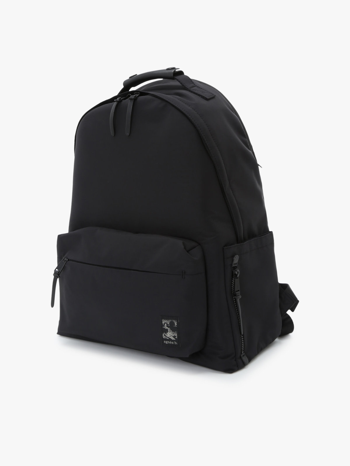 VOYAGE メンズ バッグ＆ウォレット ナイロン ミディアム バックパック ”Trip”  ZAH01-02 ブラック