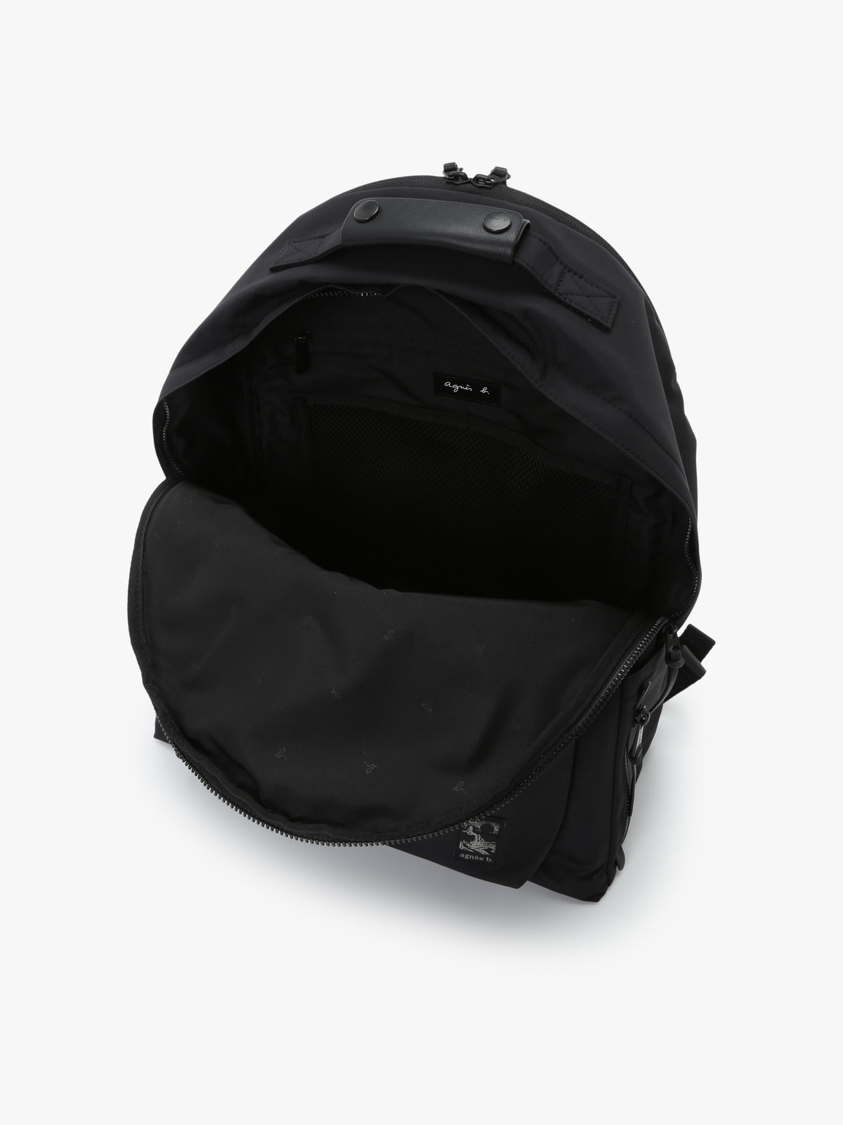 VOYAGE メンズ バッグ＆ウォレット ナイロン ミディアム バックパック ”Trip”  ZAH01-02 ブラック