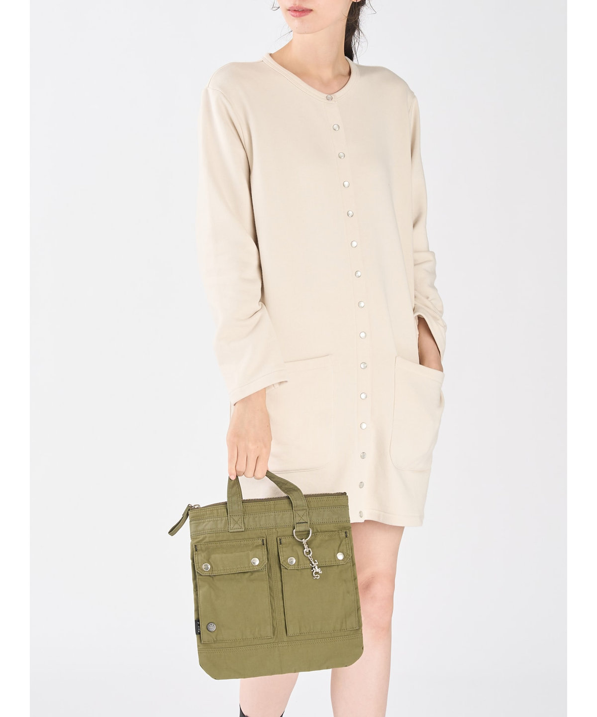VOYAGE メンズ バッグ＆ウォレット agnes b. x POTR 2way ヘルメットバッグ(S) POTR01-02 カーキ