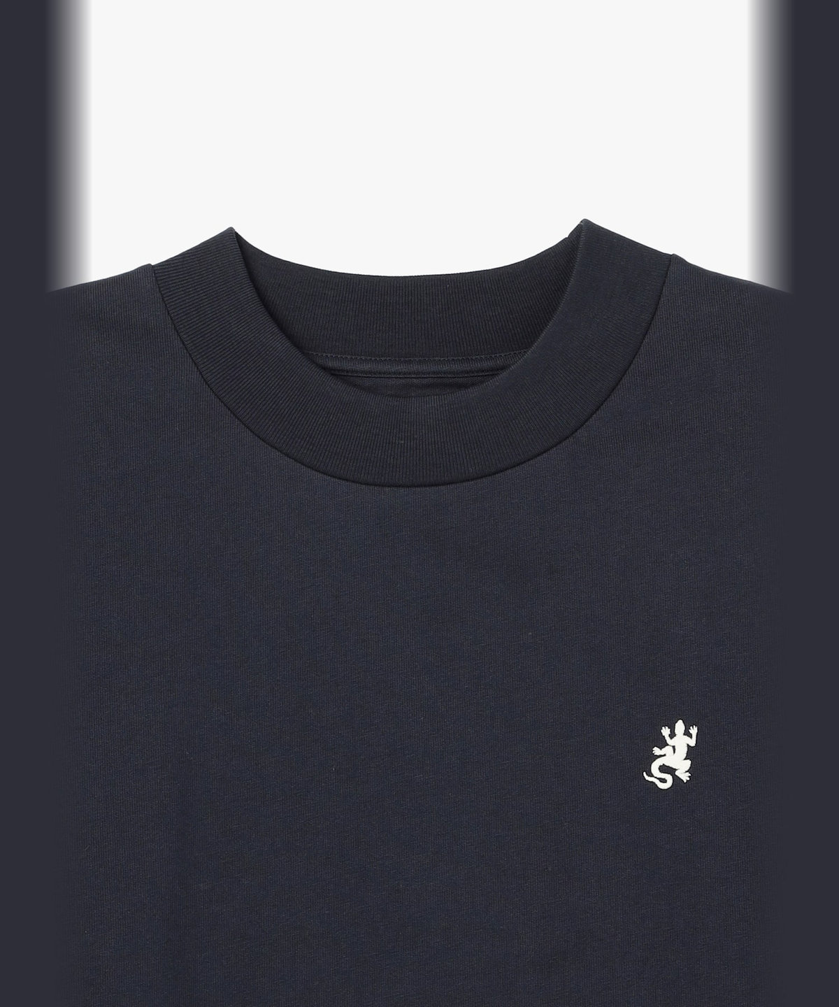 HOMME メンズ メンズ 刺繍 コットン 半袖 Tシャツ "Lezard" マルチ